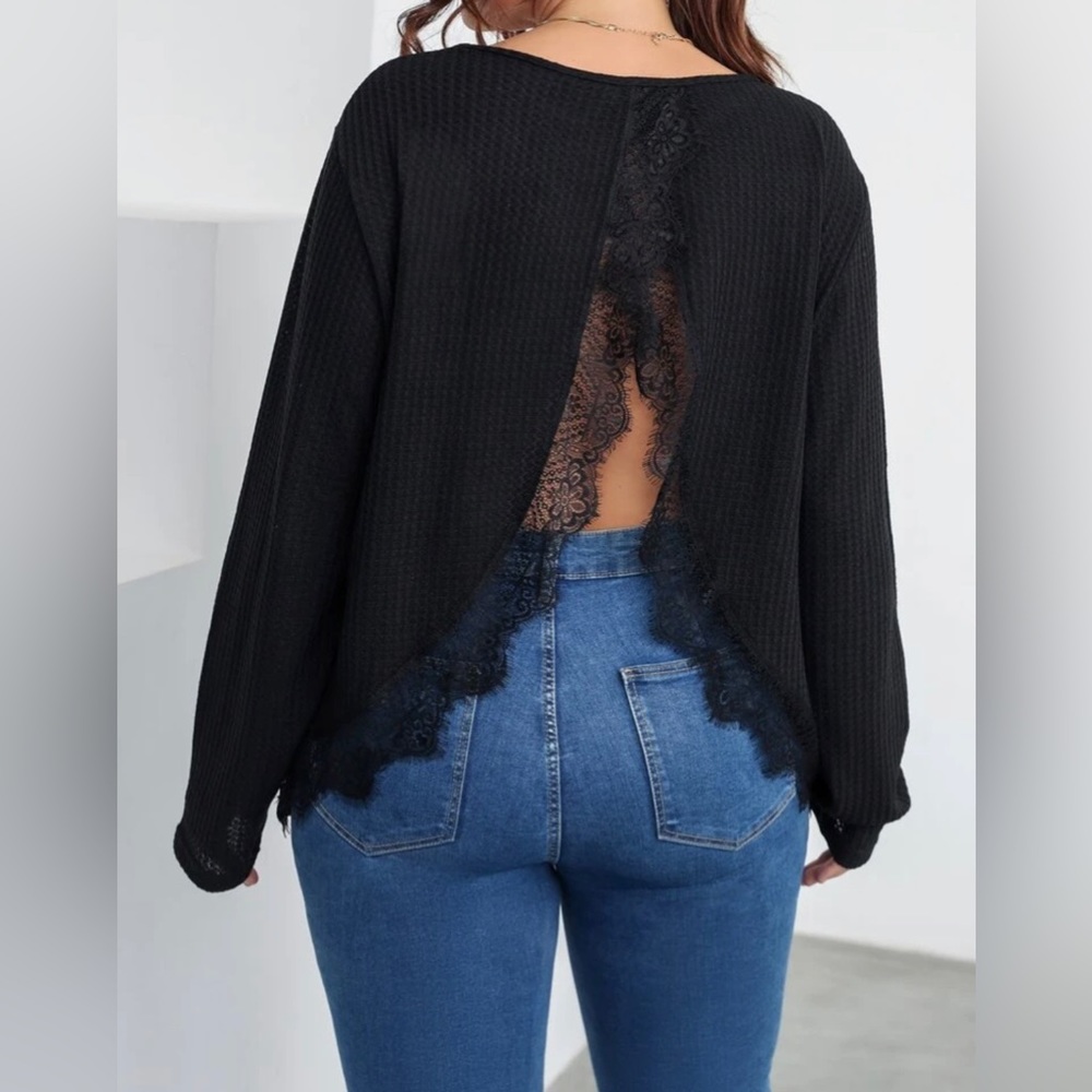 Shein Open Back Top - Picture 2 of 2